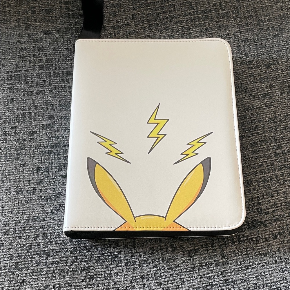 Pikachu Ears Card Binder - Yellow and White